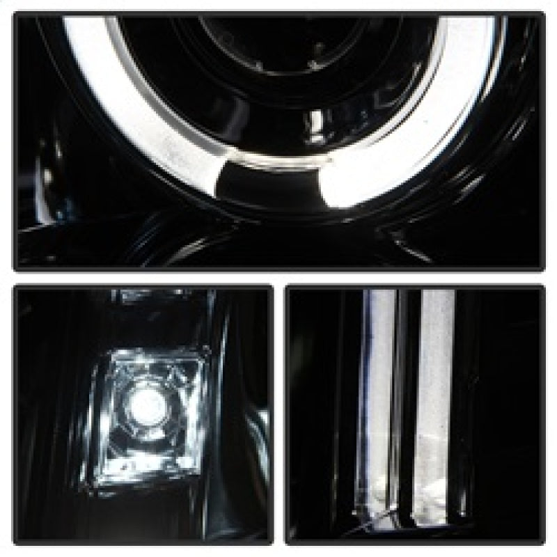 Spyder GMC Yukon 07-14/GMC Yukon XL 07-14 Projector Headlights LED Halo LED Chrome PRO-YD-GY07-HL-C 5029324