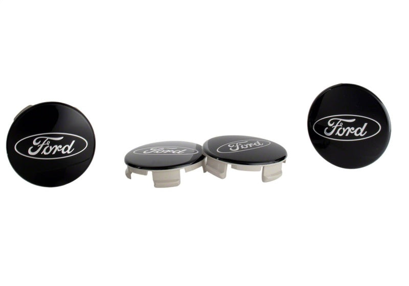 Ford Racing Ford Truck/SUV Black And Chrome Wheel Center Cap Kit M-1096K-BCT