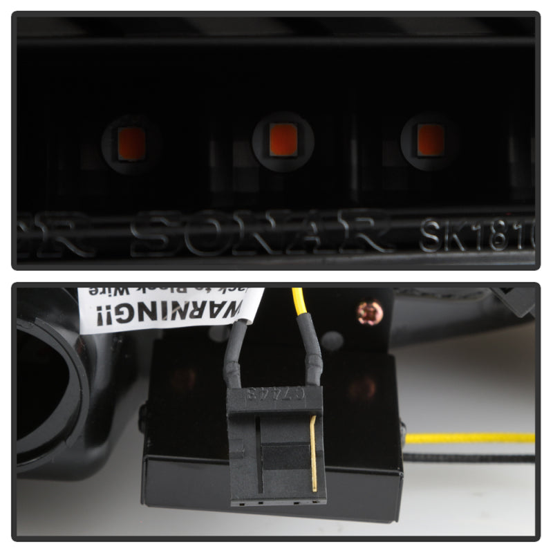 Spyder Mitsubishi Lancer/Evolution X 08-14 V2 LED Tail Lights - Black Smoke ALT-YD-ML08V2-SEQ-BSM 5088147