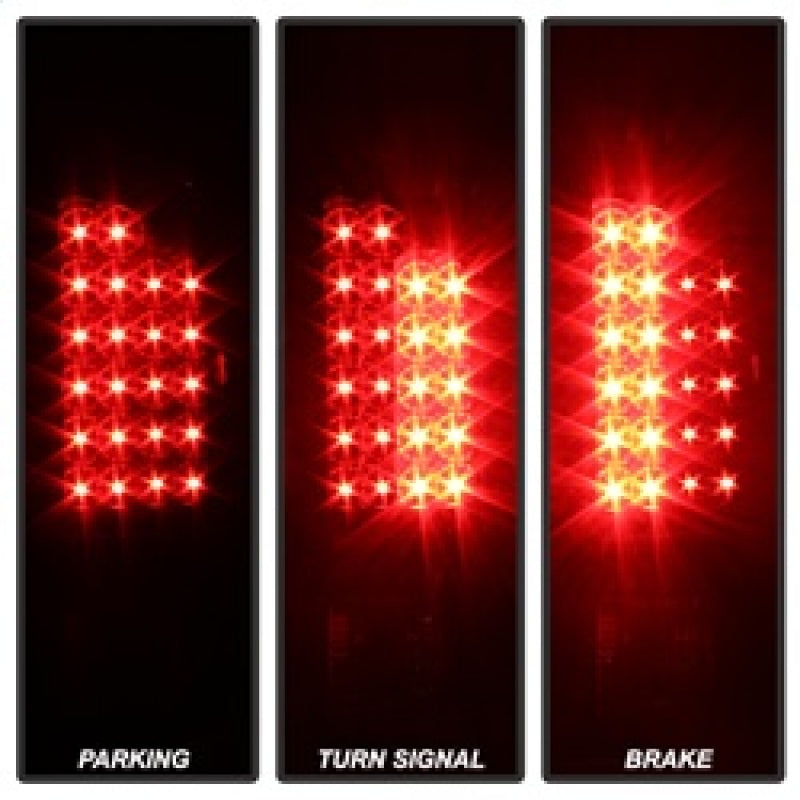 SPYDER Xtune Dodge Ram 02-06 1500 / Ram 2500/3500 03-06 LED Tail Light Black ALT-JH-DR02-LED-BK 5072979