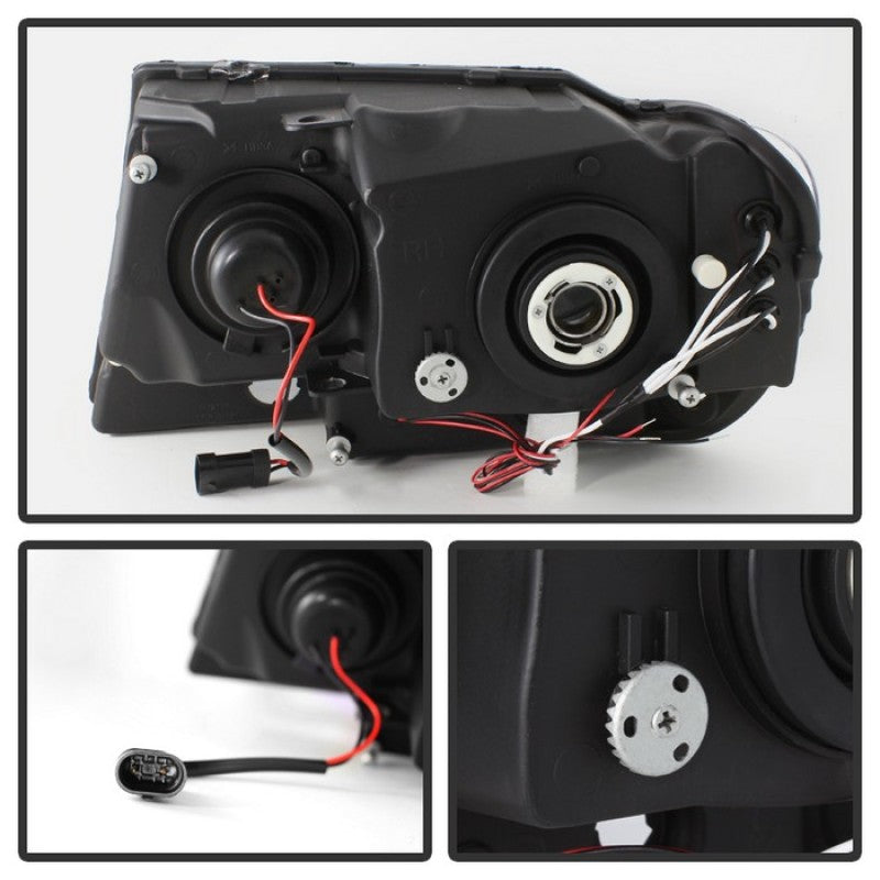 Spyder Jeep Grand Cherokee 99-04 Projector Headlights LED Halo LED Chrm - PRO-YD-JGC99-HL-C 5011152