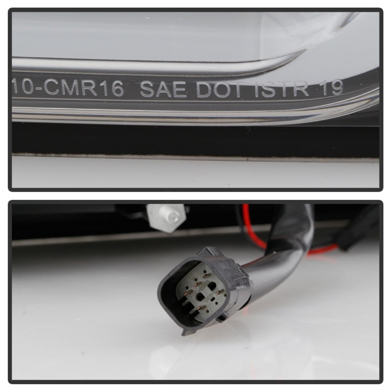 Spyder Chevy Camaro 16-18 Halogen LED Tail Lights Black ALT-YD-CCAM16HAL-SEQ-BK 5087218