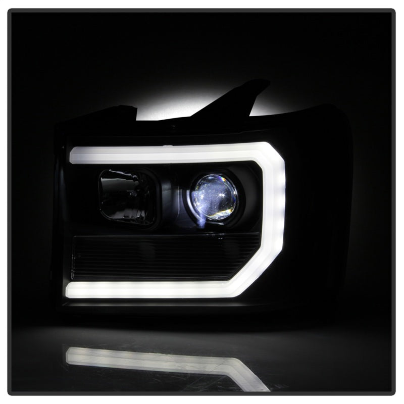 Spyder GMC Sierra 1500/2500/3500 07-13 Denali 08-13 LED Headlights Blk PRO-YD-GS07V2PL-BK 5087522