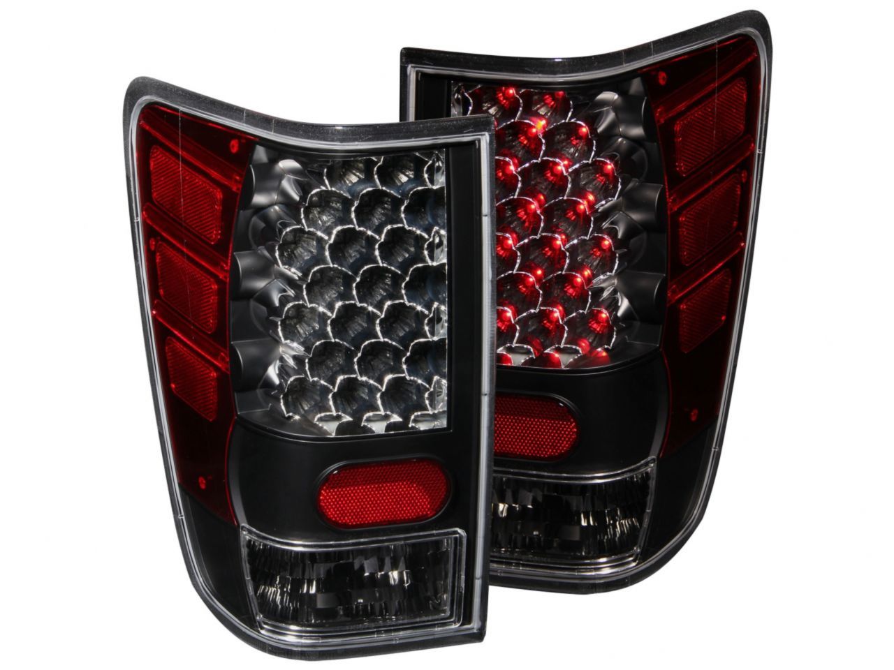 Anzo 2004-2015 Nissan Titan LED Taillights Black