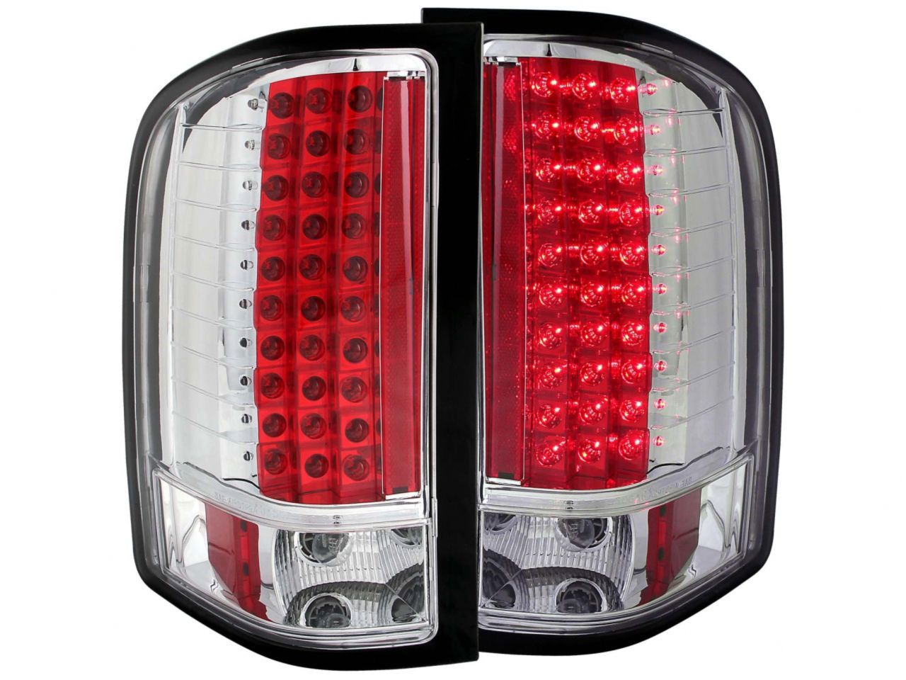 Anzo 2007-2013 Chevrolet Silverado 1500 LED Taillights Chrome