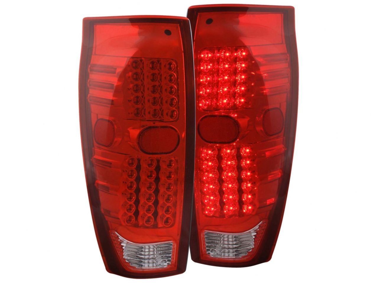 Anzo 2002-2006 Chevrolet Avalanche LED Taillights Red/Clear