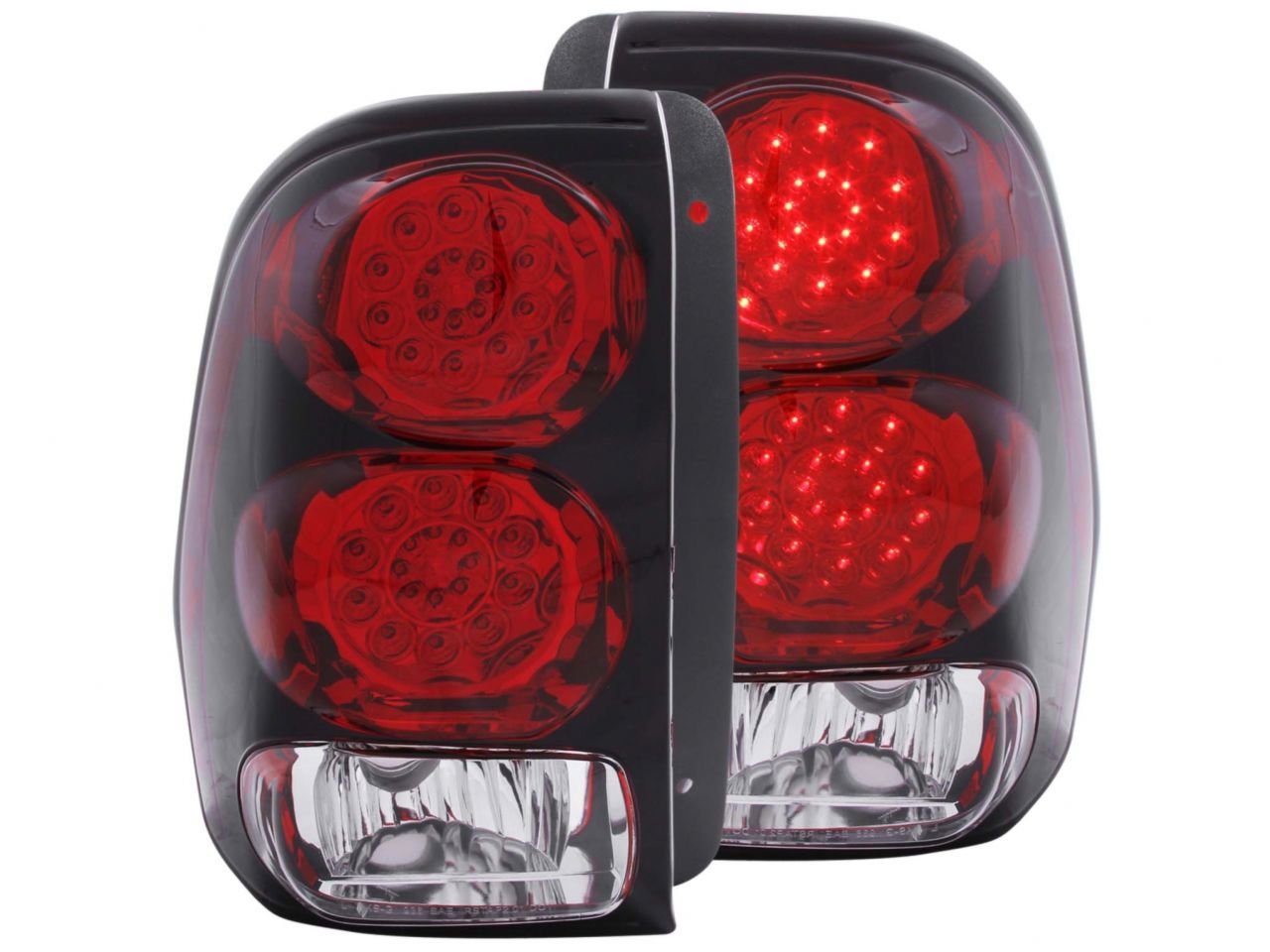 Anzo 2002-2009 Chevrolet Trailblazer LED Tail lights Red/Clear