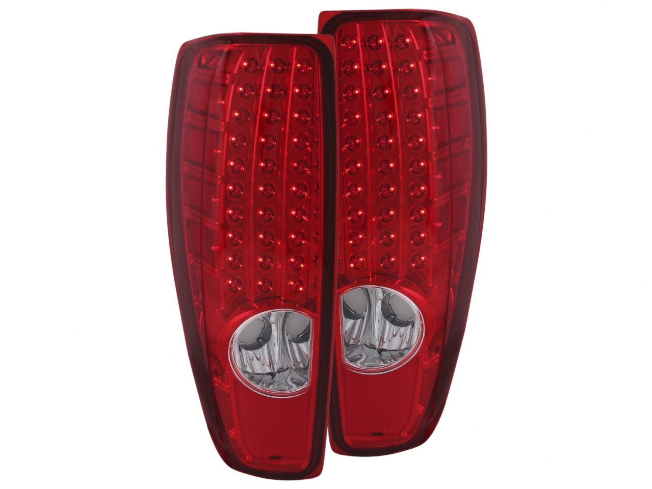 Anzo 2004-2012 Chevrolet Colorado LED Tail lights Red/Clear