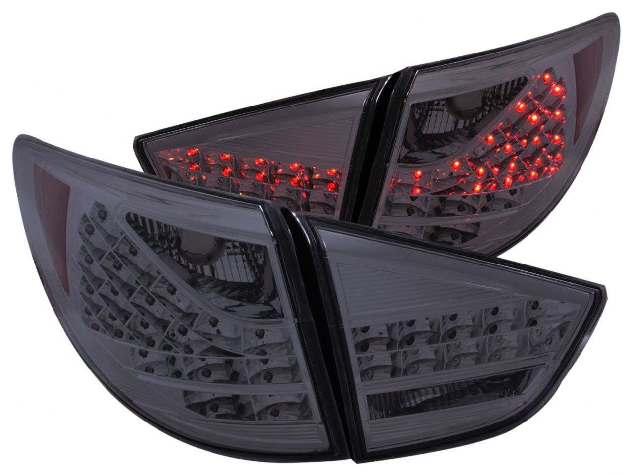 Anzo 2010-2013 Hyundai Tucson LED Tail lights Smoke 4pc