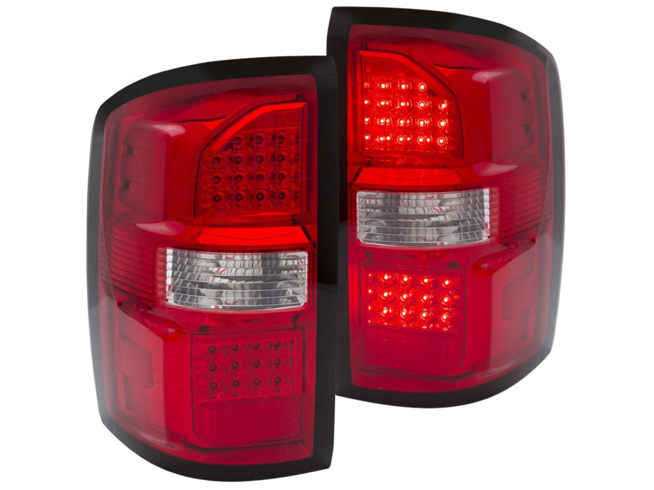 Anzo 2014-2015 Gmc Sierra LED Taillights Red/Clear