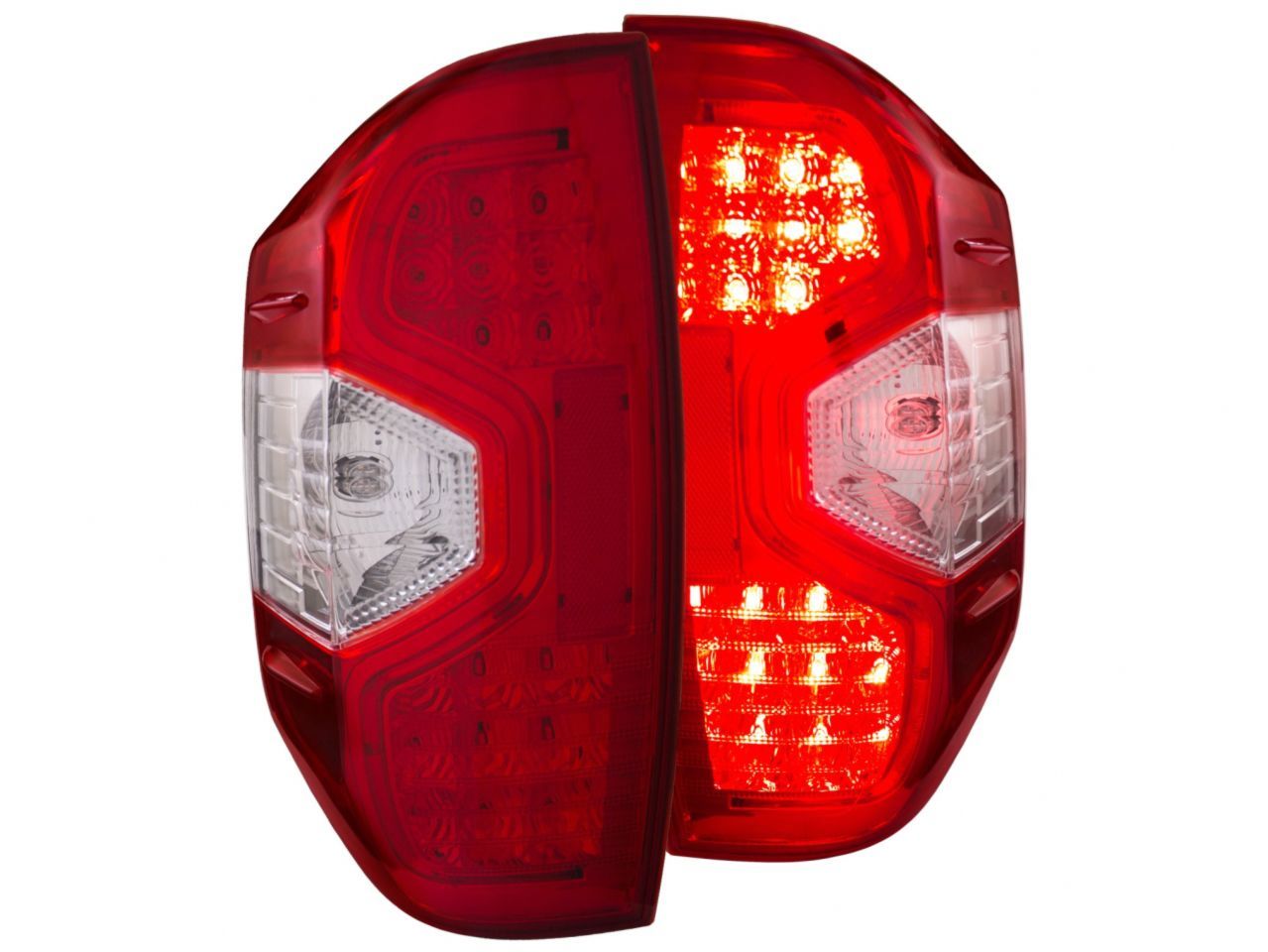 Anzo 2014-2015 Toyota Tundra LED Tail lights Red /Clear