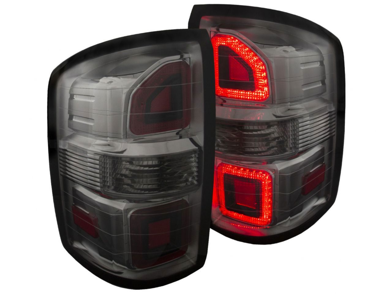 Anzo 2014-2015 Gmc Sierra LED Taillights Smoke G2