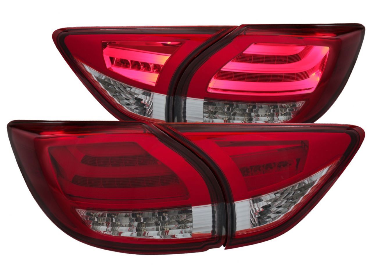 Anzo 2013-2015 Mazda Cx-5 LED Tail lights Red/Clear