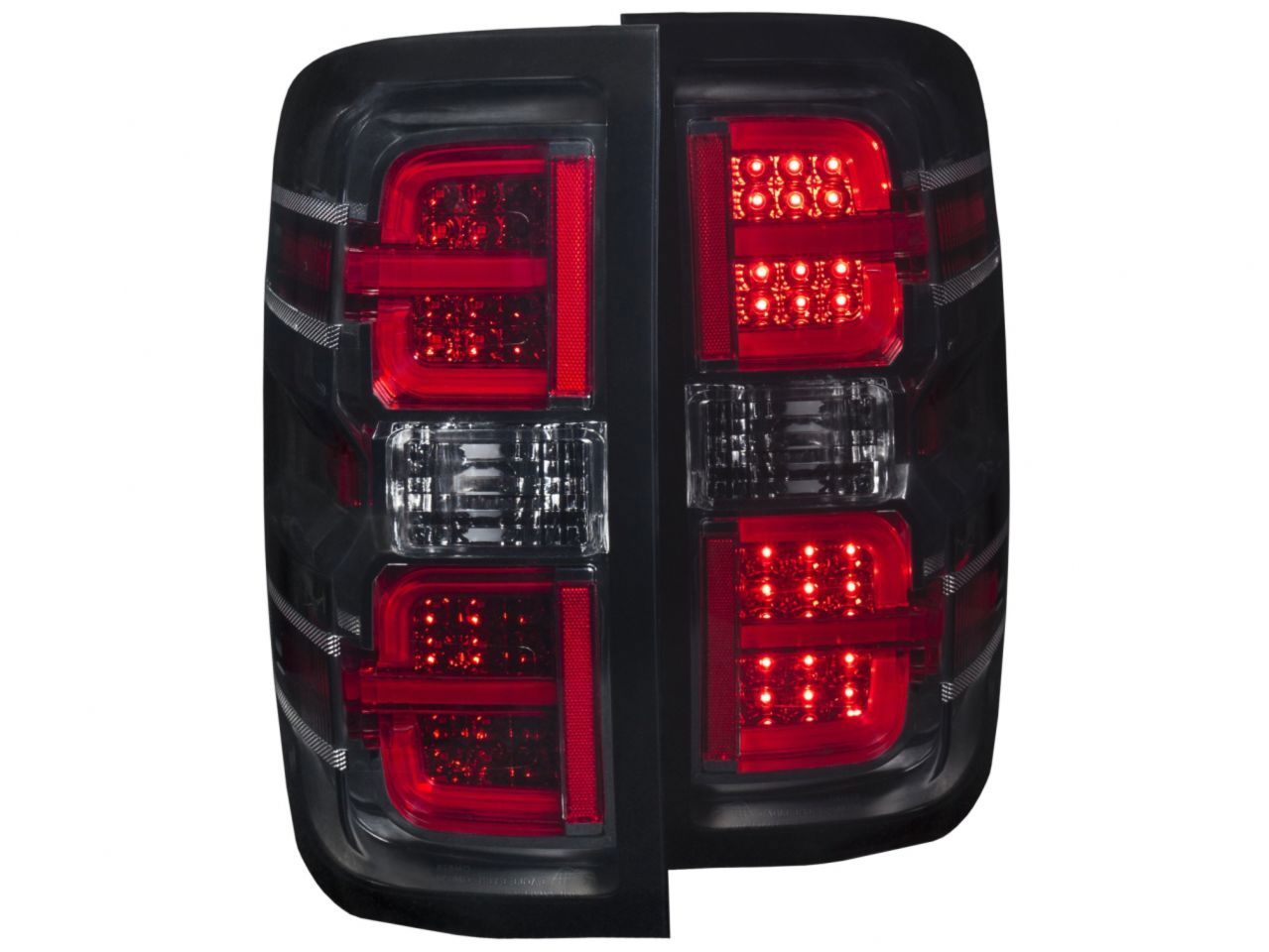 Anzo 2014-2016 Chevrolet Silverado LED Taillights Smoke