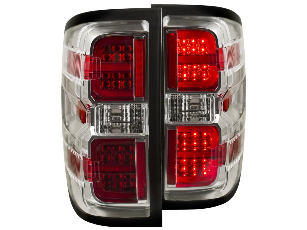 Anzo 2014-2016 Chevrolet Silverado LED Taillights Chrome