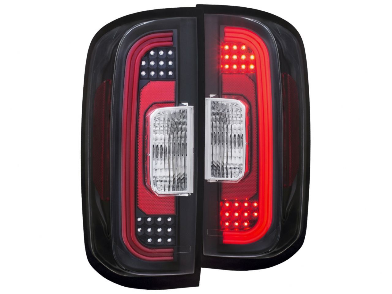 Anzo LED Black 15-17 Chevrolet Colorado LED Taillights Black