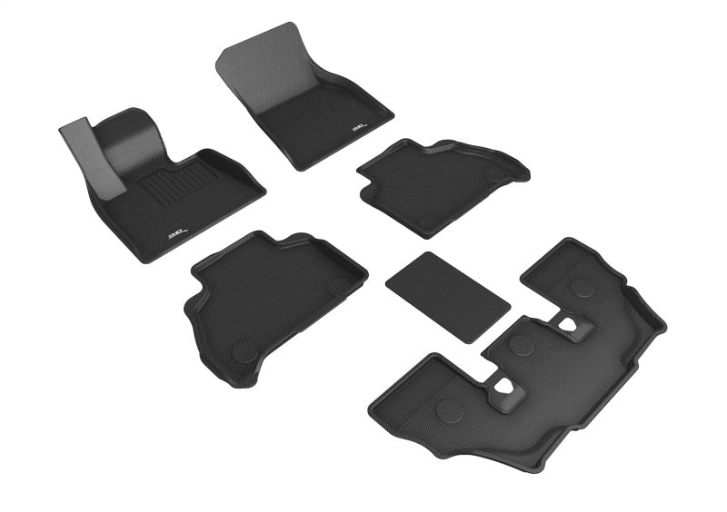 3D MAXpider 19-22 BMW X7 (G07) Kagu 1st/2nd/3rd Row Floormats L1BM10501509