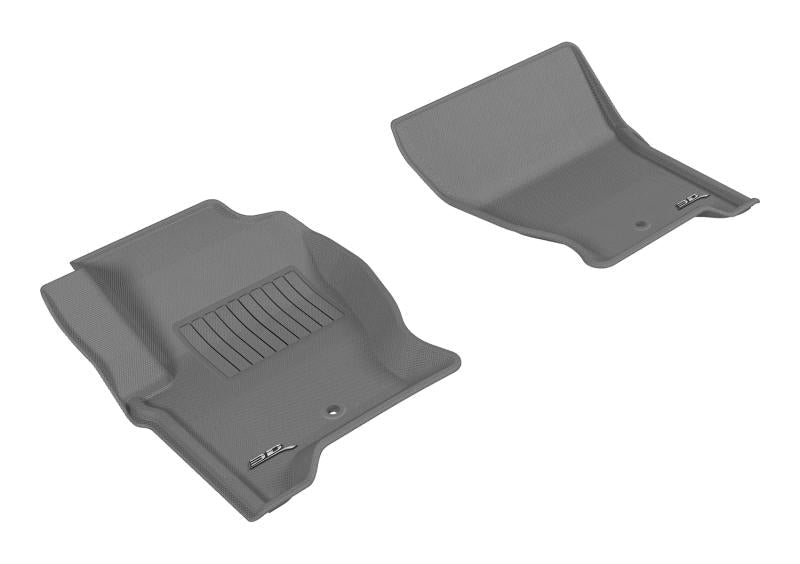 3D MAXpider 2008-2016 Land Rover Lr4/Range Rover Sport Kagu 1st Row Floormat - Gray L1LR01511501
