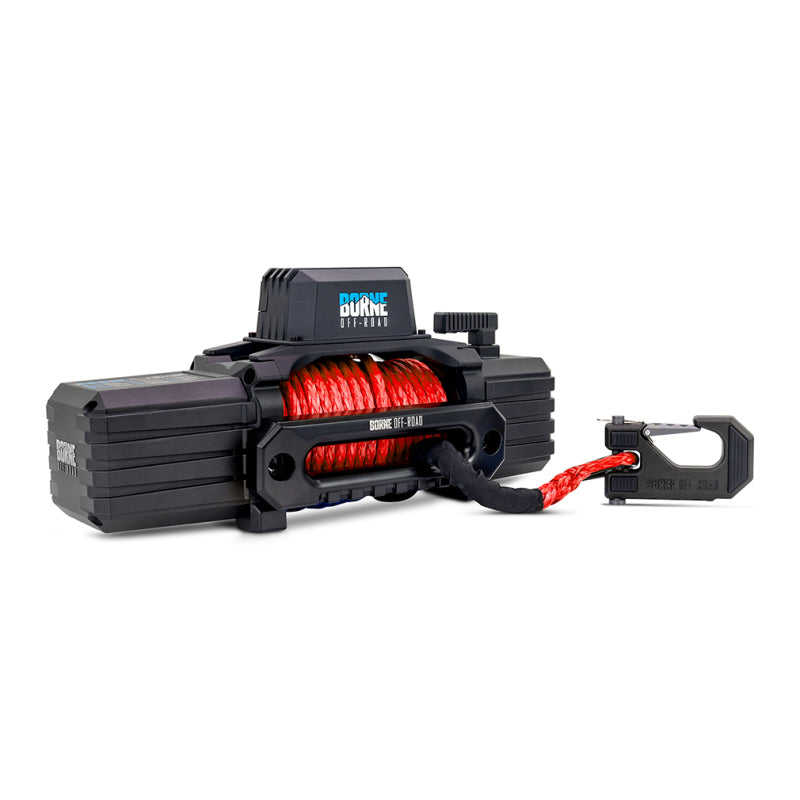 Borne Off-Road 10K Winch - Red Synthetic Rope BNWN-10-SRD
