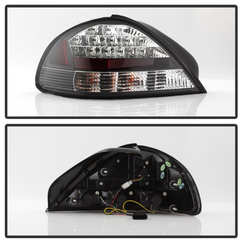 Spyder Pontiac Grand AM 99-05 LED Tail Lights Black ALT-YD-PGAM99-LED-BK 5007117