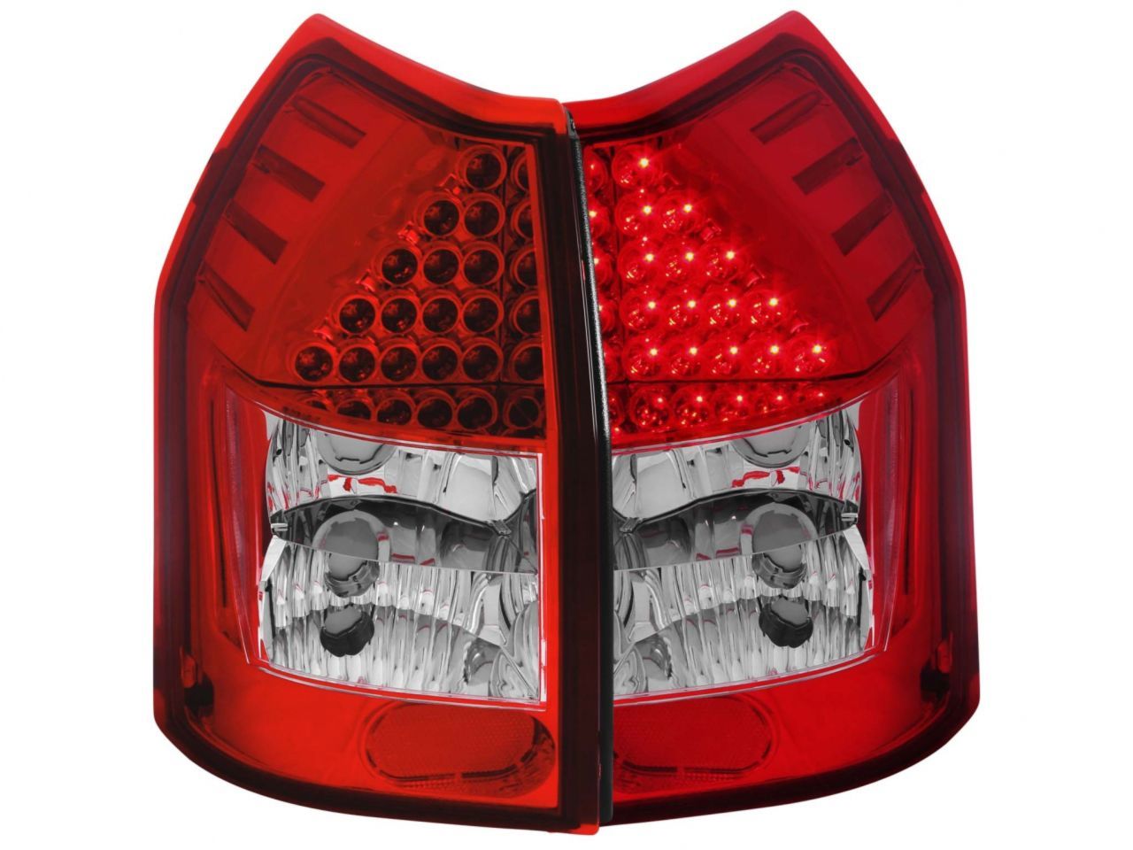 Anzo 2005-2008 Dodge Magnum LED Tail lights Red/Clear