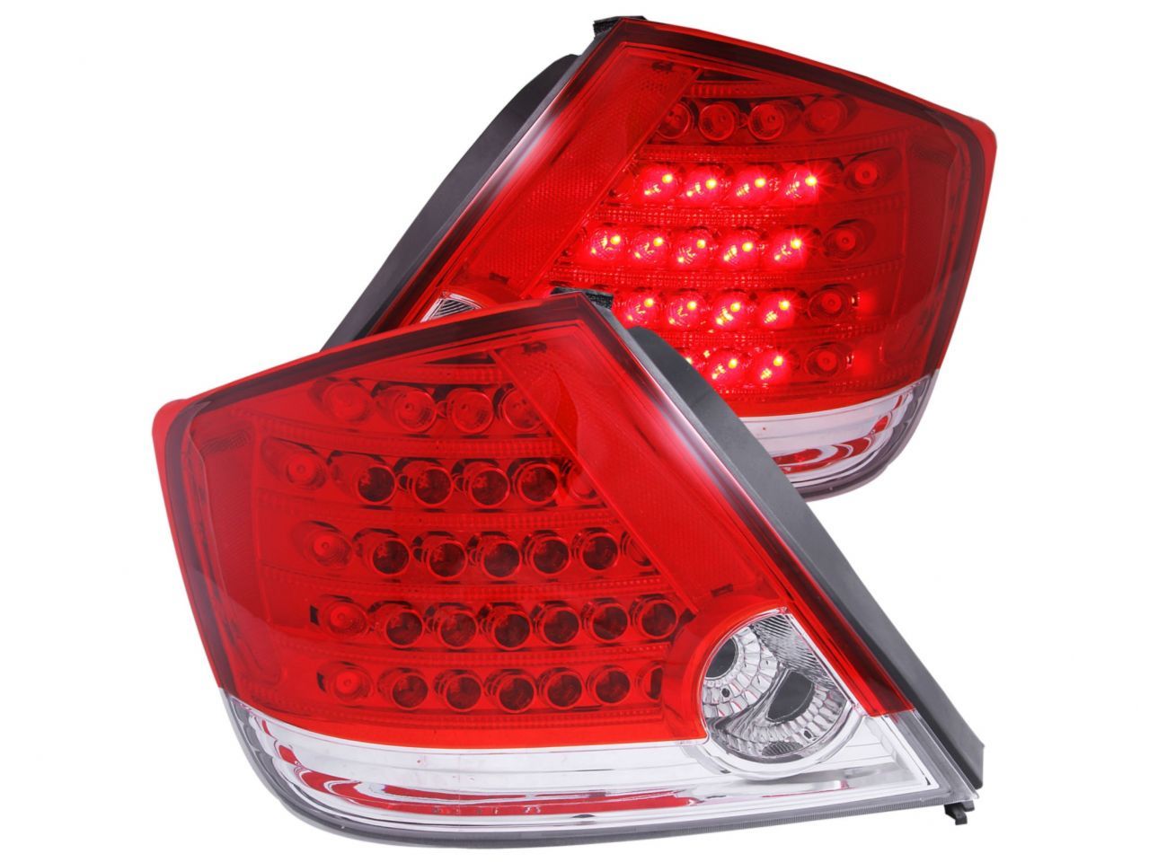 Anzo 2005-2010 Scion Tc LED Tail lights Red/Clear