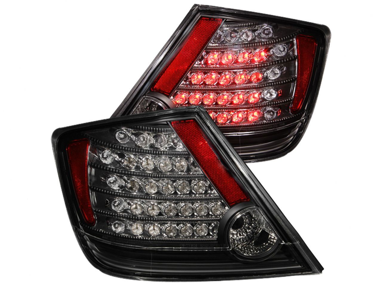 Anzo 2005-2010 Scion Tc LED Tail lights Black