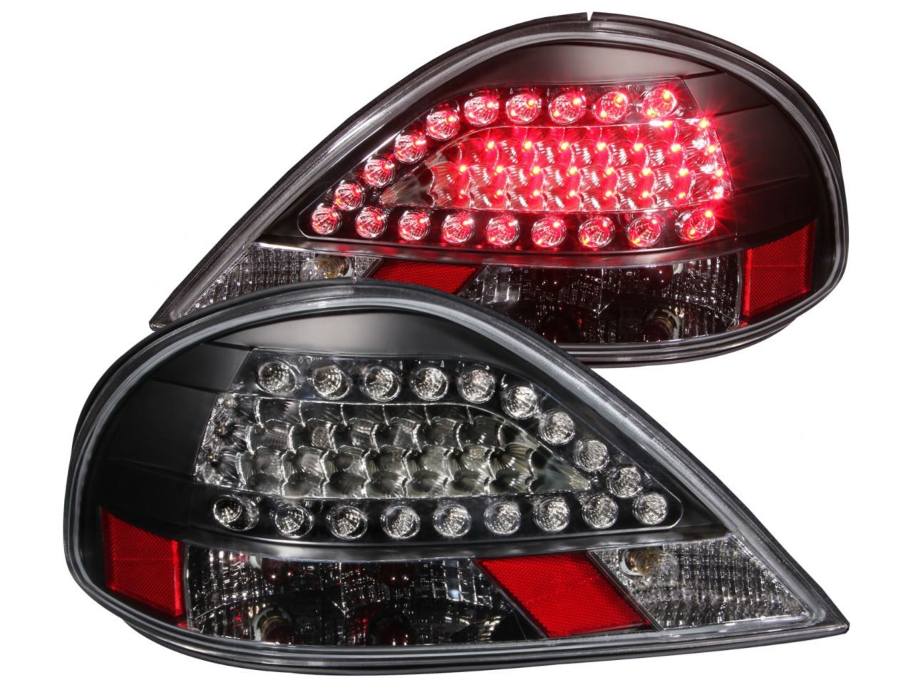 Anzo 1999-2005 Pontiac Grand Am LED Tail lights Black