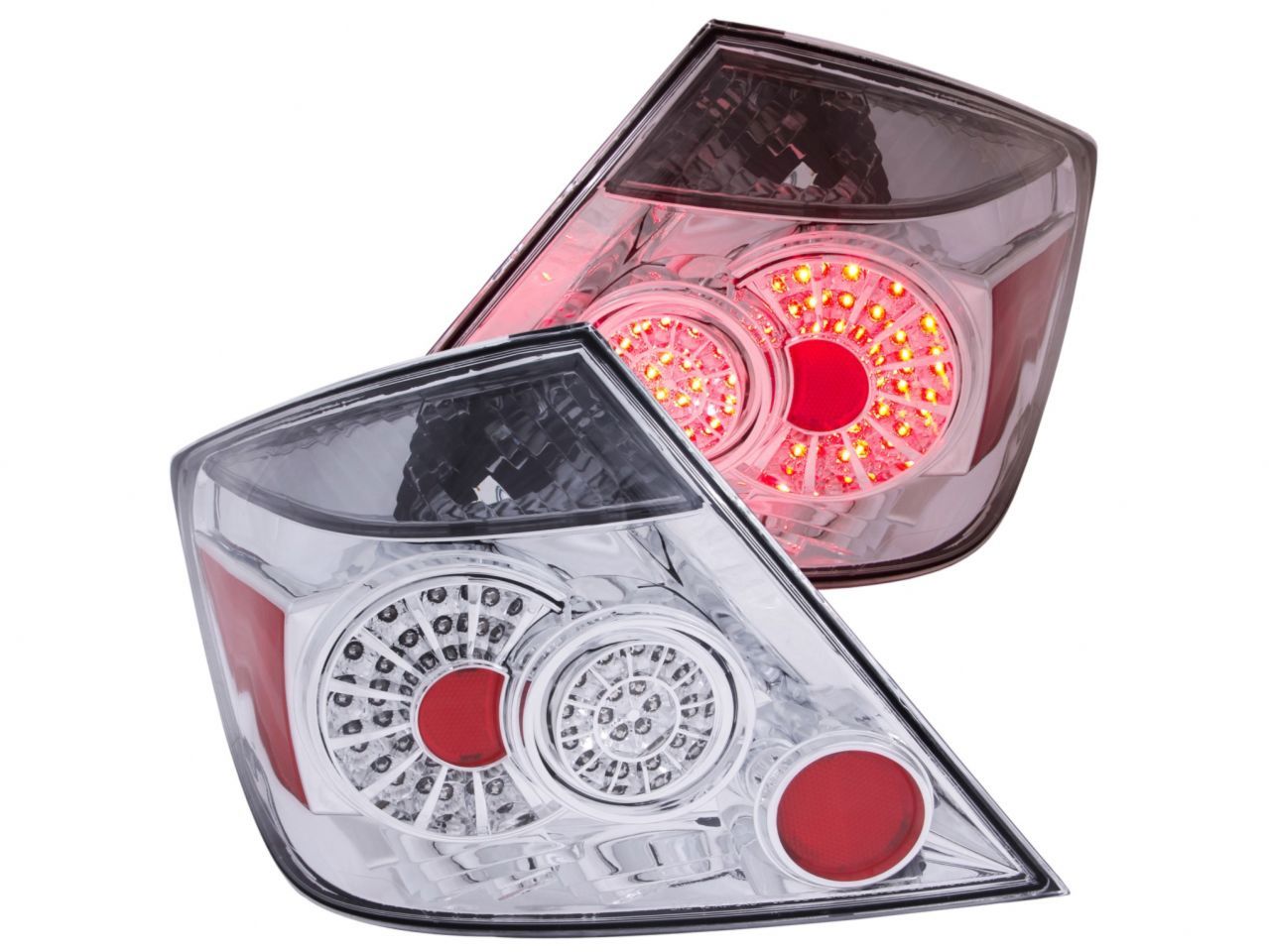 Anzo 2005-2010 Scion Tc LED Taillights Red/Clear