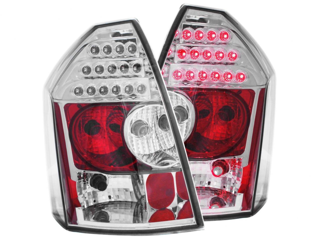 Anzo 2005-2007 Chrysler 300C LED Tail lights Smoke