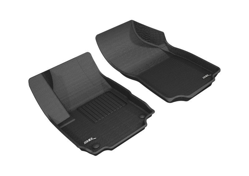 3D MAXpider 2018-2020 GMC Terrain Kagu 1st Row Floormat - Black L1GM02311509