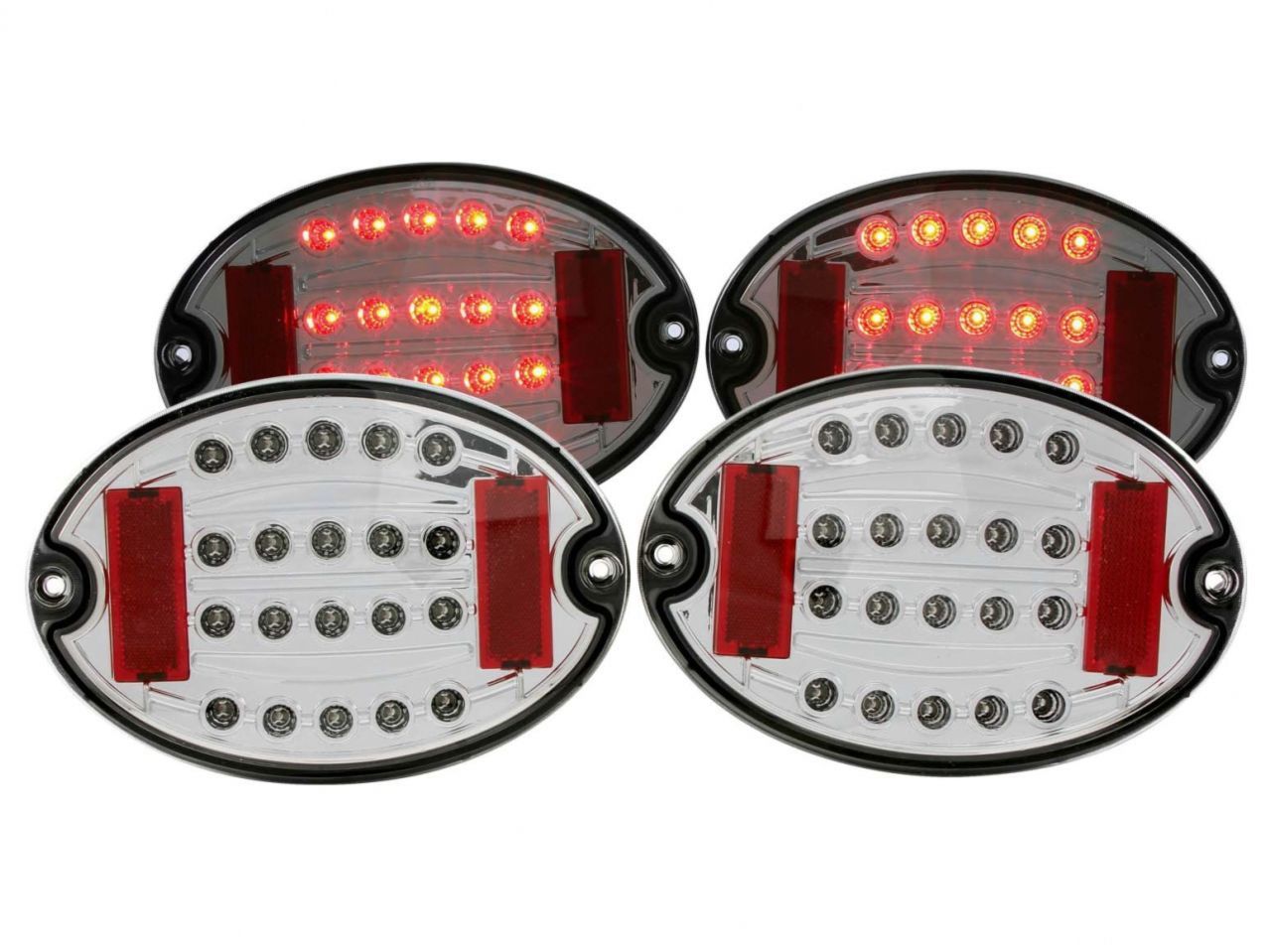 Anzo 1997-2004 Chevrolet Corvette LED Taillights Smoke 4pc