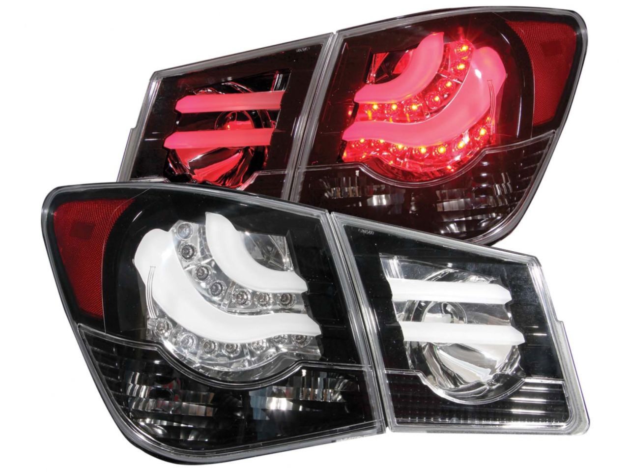 Anzo 2011-2015 Chevrolet Cruze LED Taillights Black