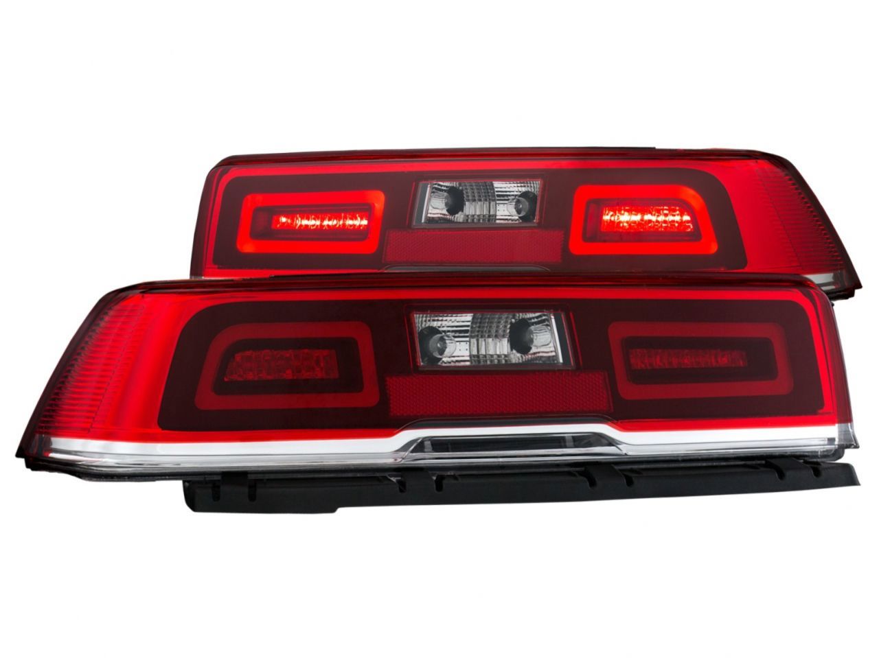 Anzo 2014-2015 Chevrolet Camaro LED Taillights Red/Clear