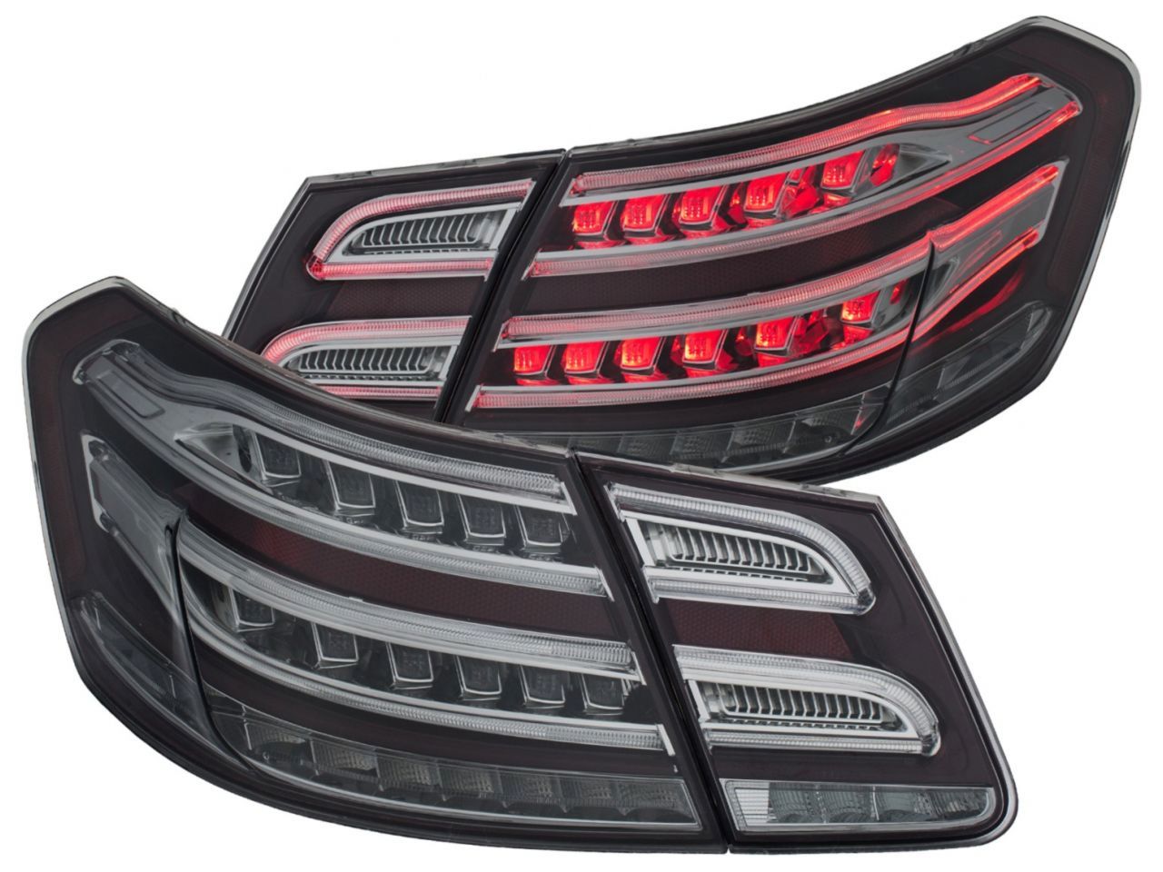 Anzo 2010-2013 Mercedes Benz E Class W212 LED Taillights Smoke