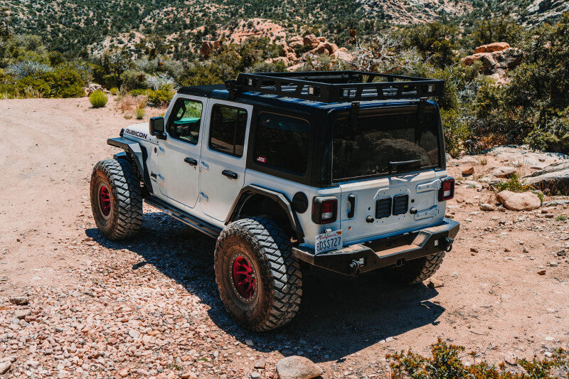 Body Armor 4x4 2018+ Jeep Wrangler Full Width Rear Bumper w/ Tire Carrier Mount JL-2965
