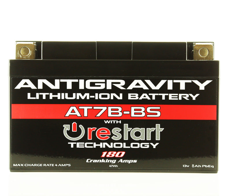 Antigravity Batteries Antigravity YT7B-BS Lithium Battery w/Re-Start AG-AT7B-BS-RS