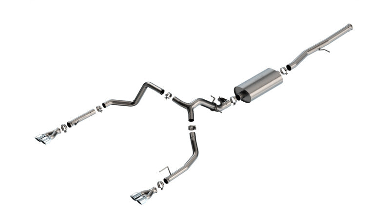 Borla 2024 Chevy Silverado 1500 6.2L V8 Touring Catback Exhaust w/ Simulator - Chrome 140992