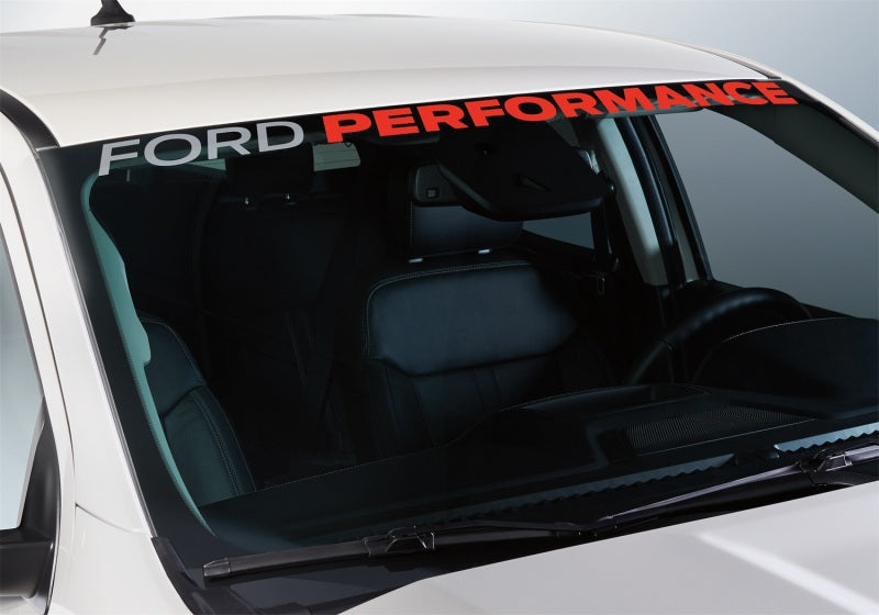Ford Racing Ford Performance Ranger Windshield Banner - Wht/Red M-1820-RGR