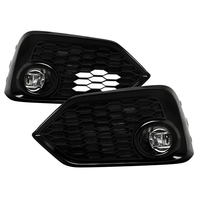 Spyder 16-17 Honda Civic Hatchback (Hatch Only) OEM LED Fog Light w/Switch - Clear (FL-HC2017-LED-C) 9043338