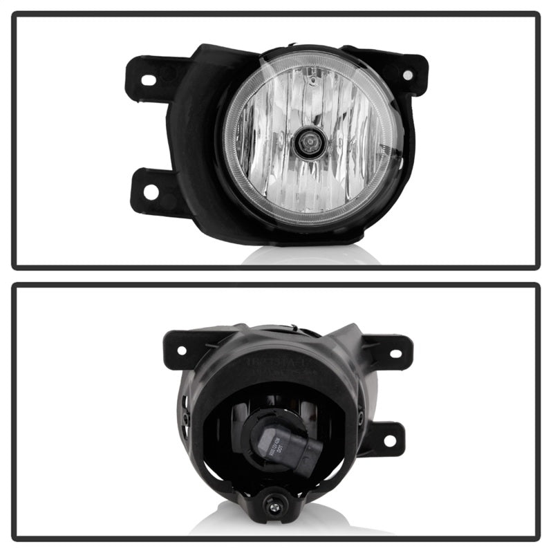 Spyder Toyota Sequoia 08-16 OEM Style Fog Lights w/OEM Fit Switch - Fog Bulbs-4145(Included) - Clear 5087133