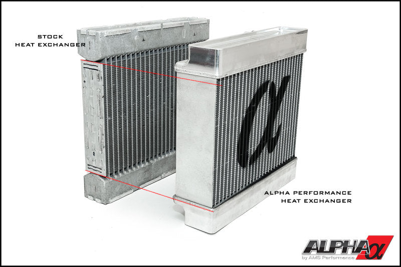 AMS Performance 14-18 Mercedes-Benz CLA 45 AMG 2.0T Alpha Auxiliary Heat Exchanger Upgrade ALP.19.02.0001-1