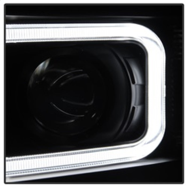 SPYDER Xtune Chevy Silverado 1500/2500/3500 07-13 Projector Headlights Black PRO-JH-CS07-LED-BK 9027796