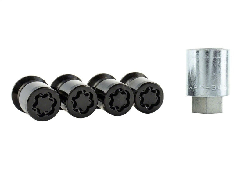 Ford Racing M12 x 1.5 Black Security Lug Nut Kit - Set of 4 M-1A043-B