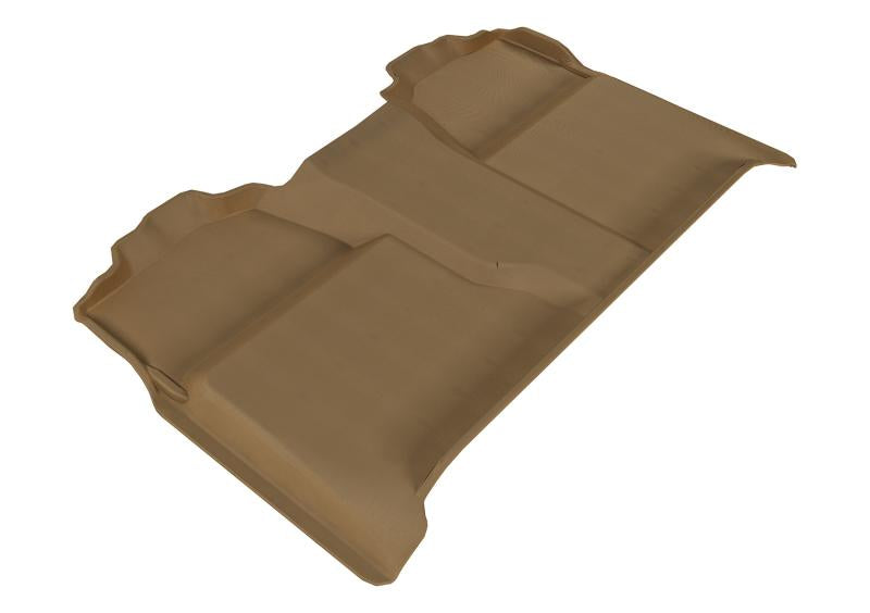 3D MAXpider 2007-2013 Chevrolet Silverado Crew Cab Kagu 2nd Row Floormats - Tan L1CH04721502