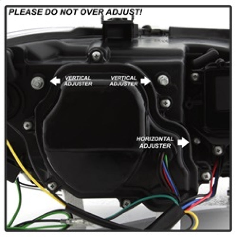 Spyder BMW E90 3-Series 06-08 4DR V2 Headlights - HID Only - Black PRO-YD-BMWE9005V2-HID-DRL-BK 5083852