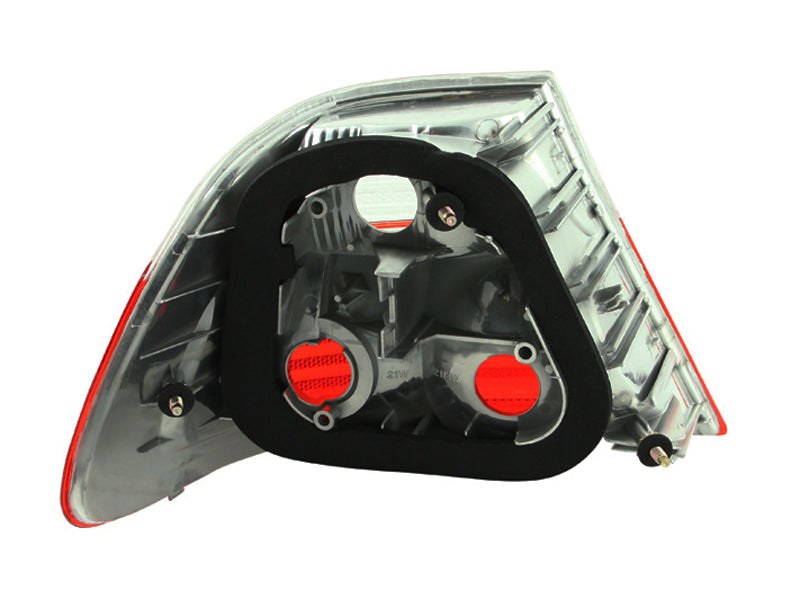 Anzo 2000-2003 BMW 3 Series E46 Tail lights Red/Clear