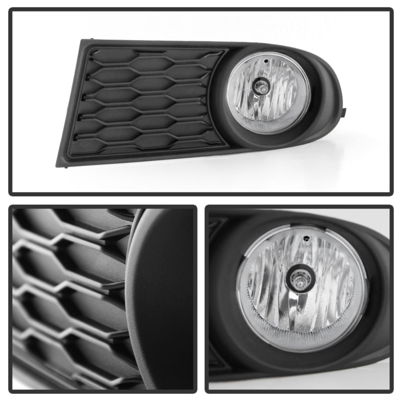 Spyder Dodge Journey 2011-2014 OEM Fog Light W/Universal Switch- Clear FL-DJ2011-C 5080448