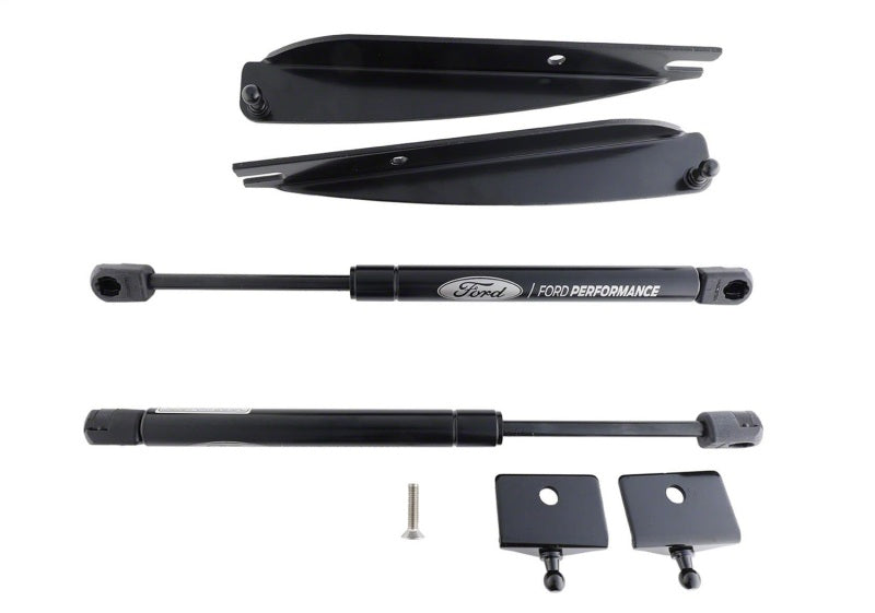 Ford Performance Parts Ford Racing 2005-2014 Mustang Hood Lift Kit w/ Laser Engraved Ford