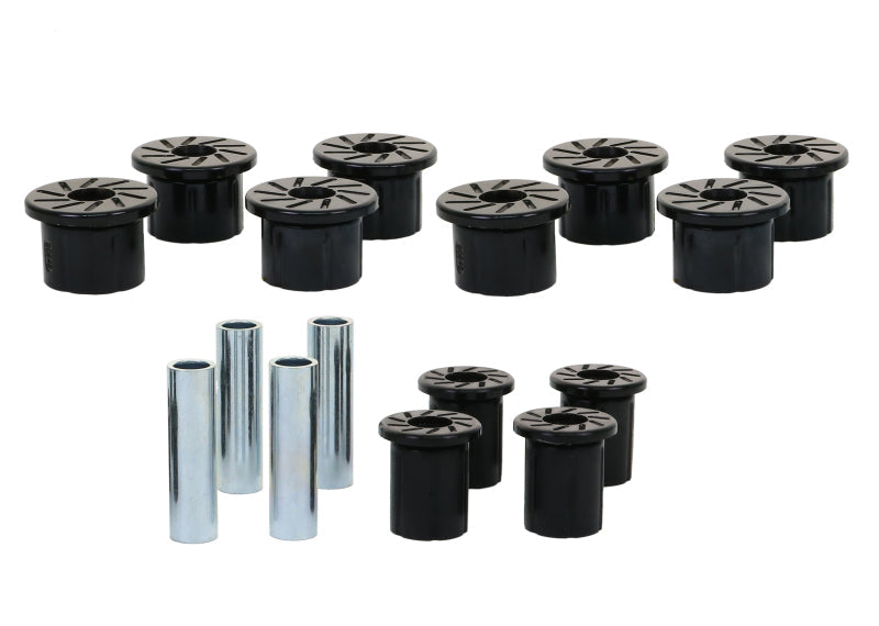 Whiteline 89-95 Toyota Pickup / 01-04 Toyota Tacoma Rear Leaf Spring Shackle Bushing Kit W73470